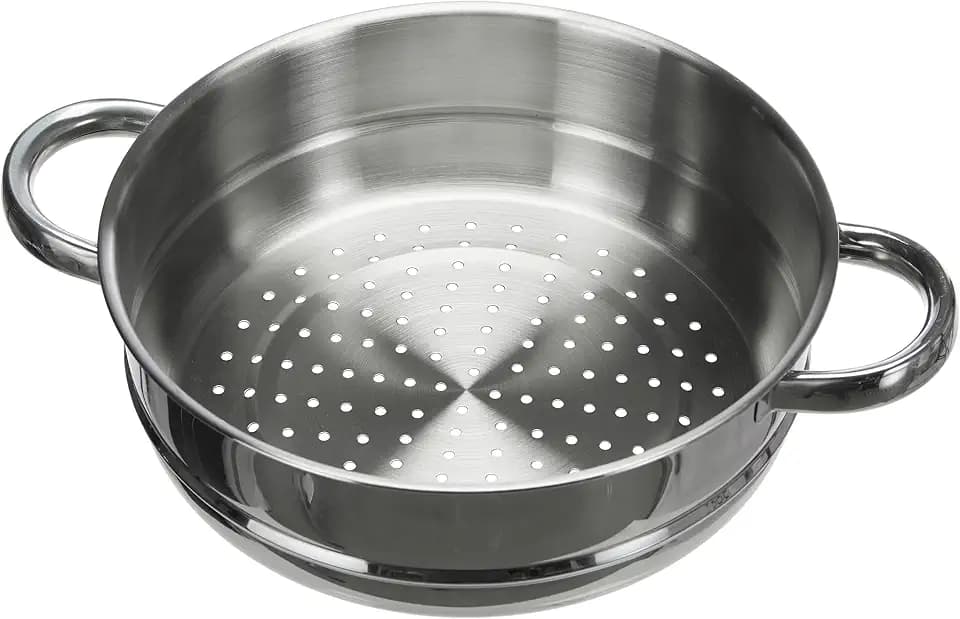 IBILI 662524 Steam Basket Oslo 24 cm of Stainless Steel, Silver, 24 x 24 x 7 cm