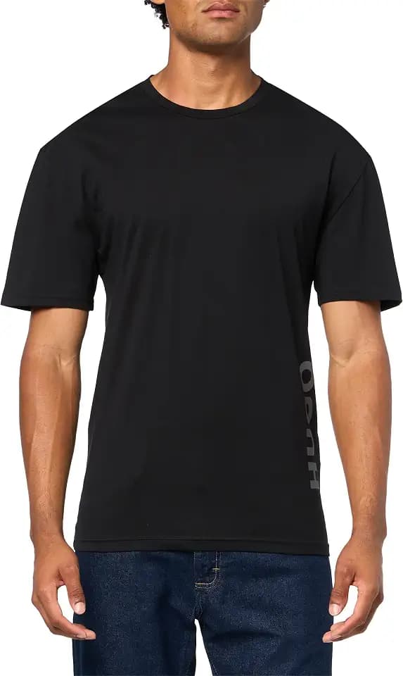 Hugo Men's Vertical Logo Cotton Short-Sleeve T-Shirt