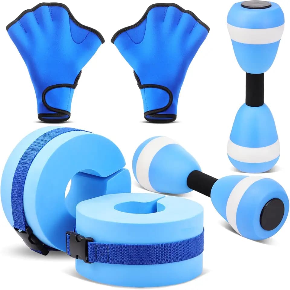 Hungdao 5 Pcs Water Aerobics Equipment Pool Exercise Foam Set