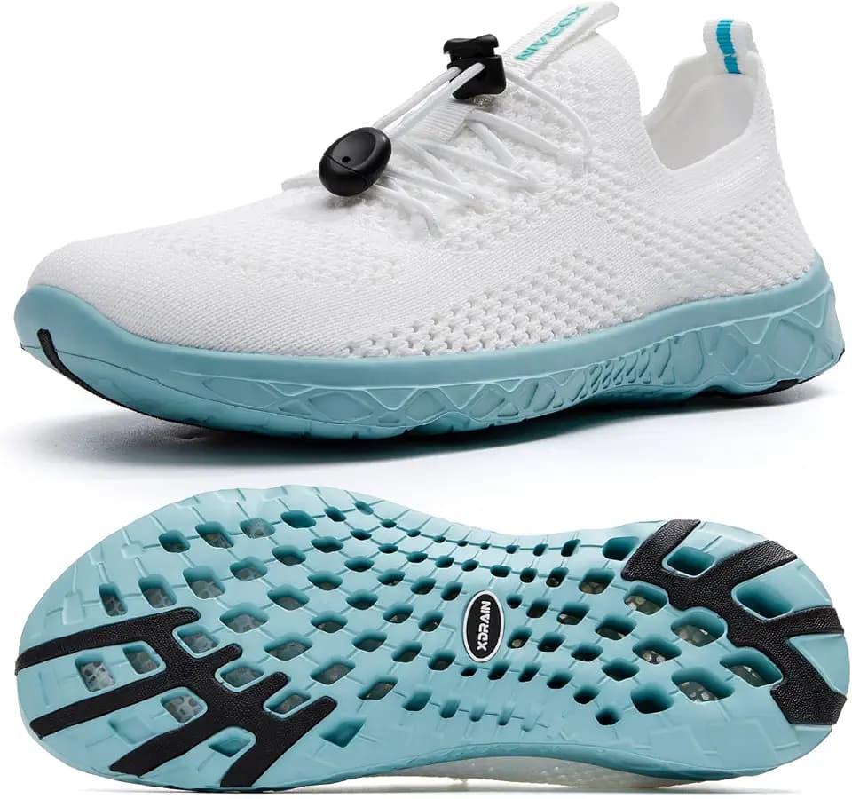 KOLILI Women's Stylish Water Shoes, Tennis Walking Shoes with Arch Support, Best for Water Sports, Travel & Walk