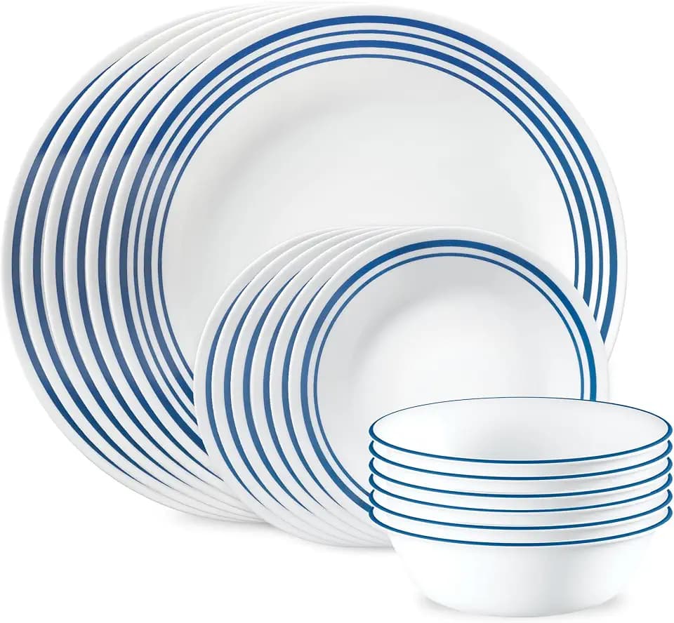 Corelle Laila 18-Piece Dinnerware Set, Service for 6