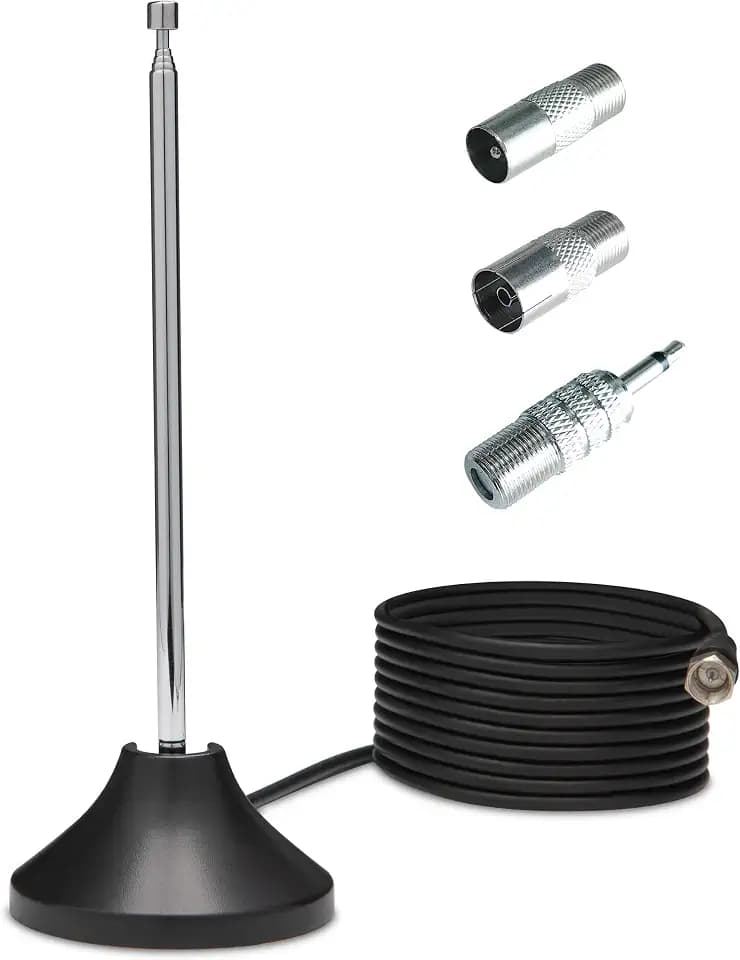 TechniSat DIGIFLEX TT7 - Passive Zimmerantenne für DVB-T2 HD, DAB+, UKW