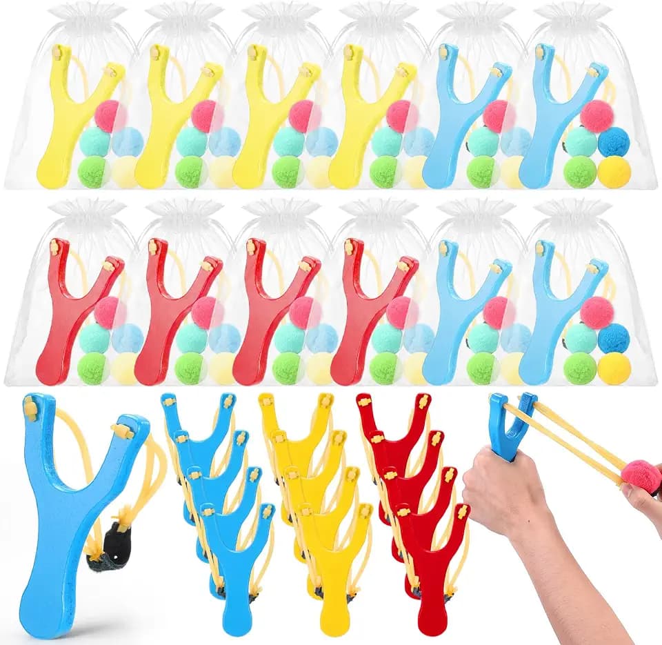Soulchen 12 Sets David Slingshot Game Kit