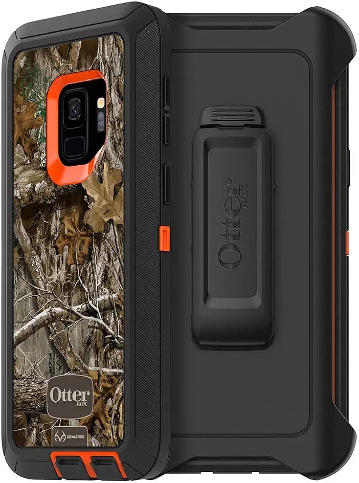 OTTERBOX DEFENDER SERIES Case for Samsung Galaxy S9 - Retail Packaging - RT BLAZE EDGE (BLAZE ORANGE/BLACK/RT EDGE GRAPHIC)