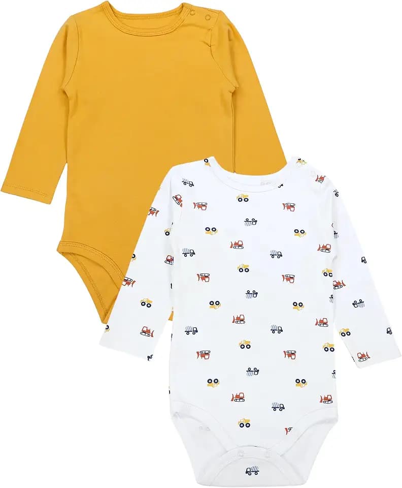 TupTam Baby Body Langarm – Set Body Baby mit Motiv aus Baumwolle