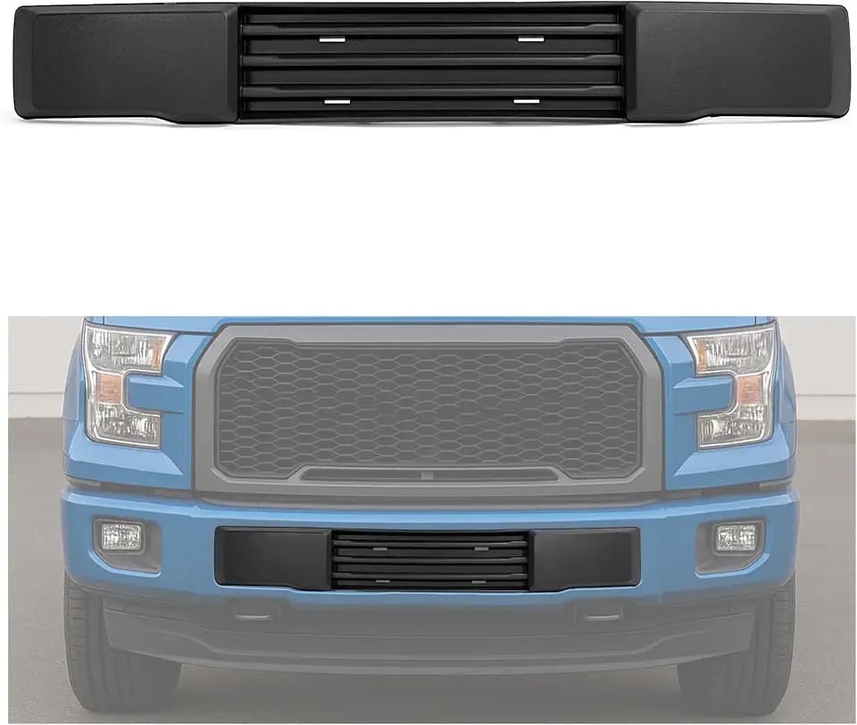 HECASA Front Bumper Cover Compatible with 2015-2017 Ford F150