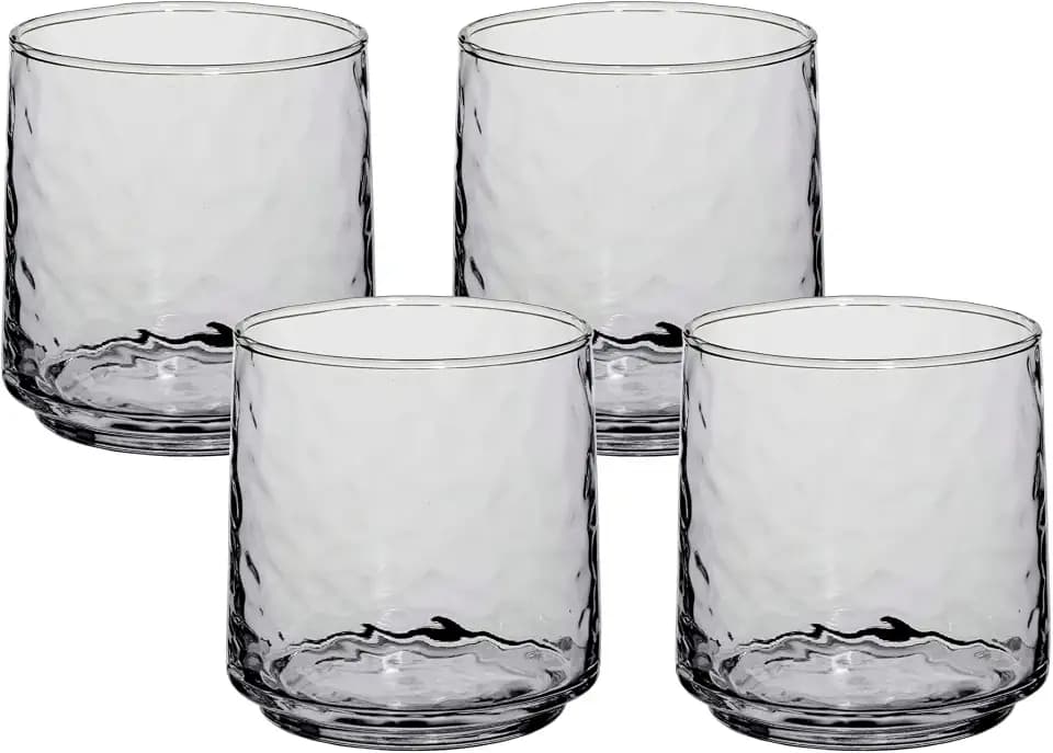 Anchor Hocking Brockhill Drinking Glasses (4-Pieces, 12-ounce, dishwasher safe)