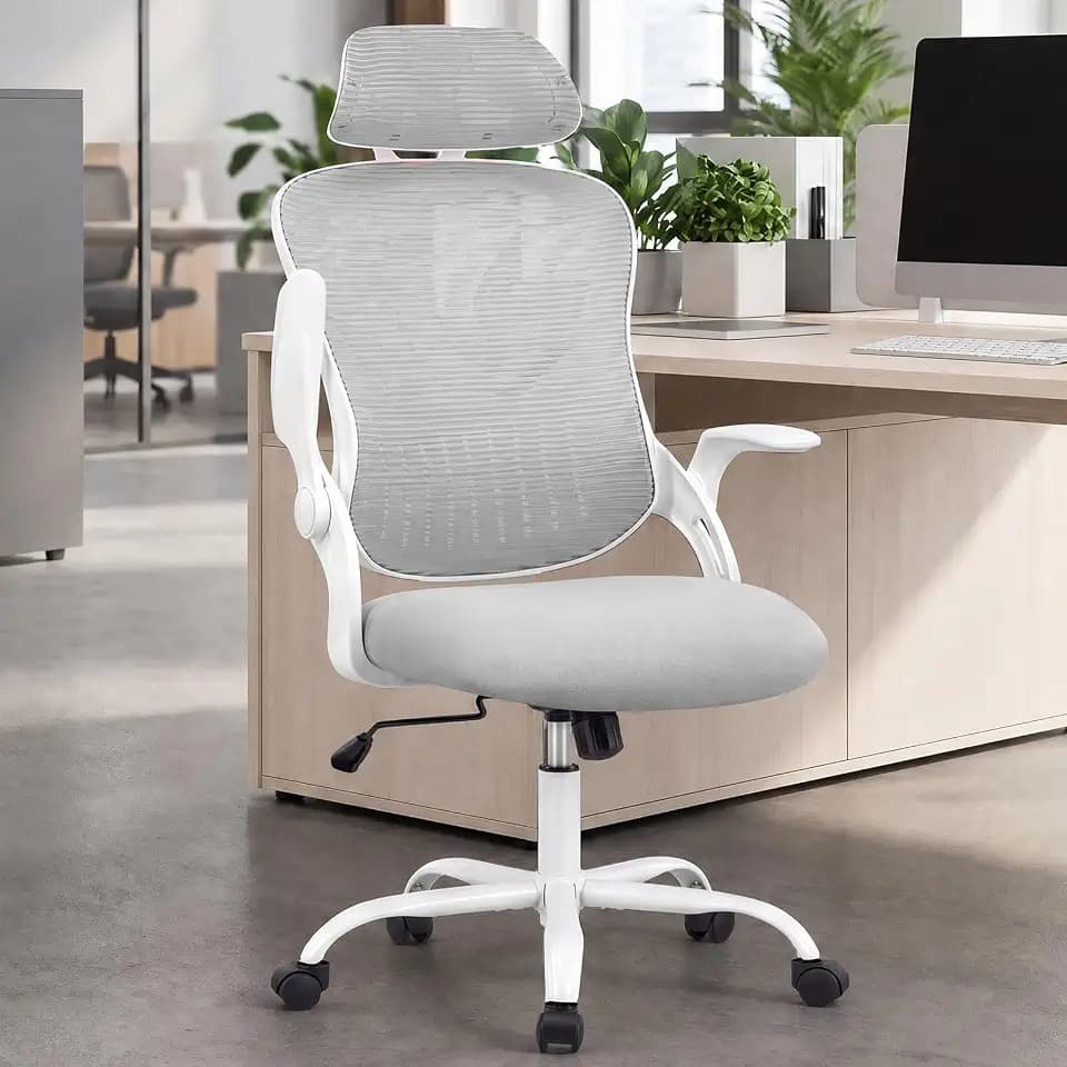 DUMOS Ergonomic Office Chair, Computer Desk Chair, Lumbar Support