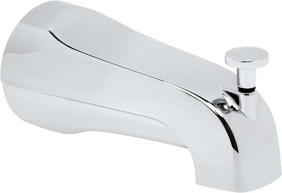 American Standard Universal 4 in Slip-On Diverter Tub Spout Polished Chrome