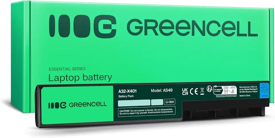 Green Cell Laptop Akku ASUS A32-X401 für ASUS X501 X501A X501A1 X501U X401 X401A X401A1 X401U X301 X301A X301A1 X301U F301 F301A F301U F401 F401A F401U F501 F501A F501A1 F501U S401