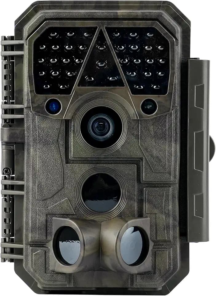 Meidase P70 (Non-Cellular,Non-WiFi) Trail Camera, 64MP 1296p, Game Cameras with No-Glow IR Night Vision, Motion Activated, Waterproof for Wildlife Deer Cams, Hunting