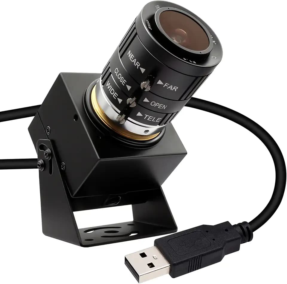 SVPRO USB-Kamera, 1080p, 120 fps, 12 MP, 4 K, Glof Swing Licht, manuell, 3 x optischer Zoom, Lightburn, UVC, PnP, für Laptop