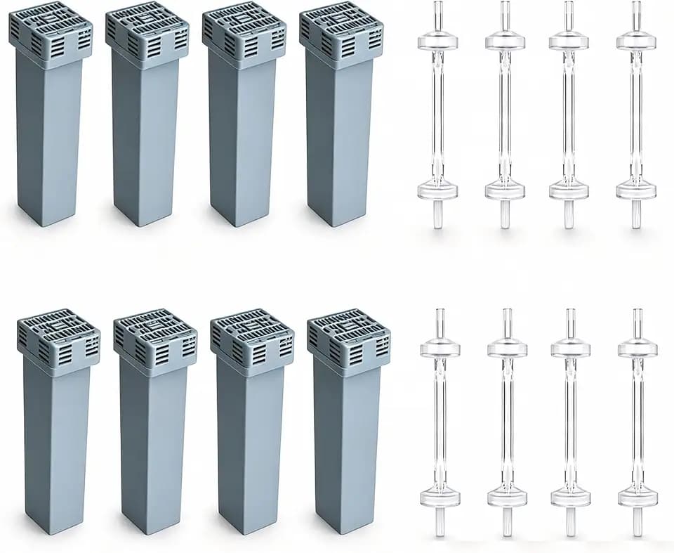 8PCS Replacement Filter Cartridge & Check Valve Maintenance Kit for Air Equipment
