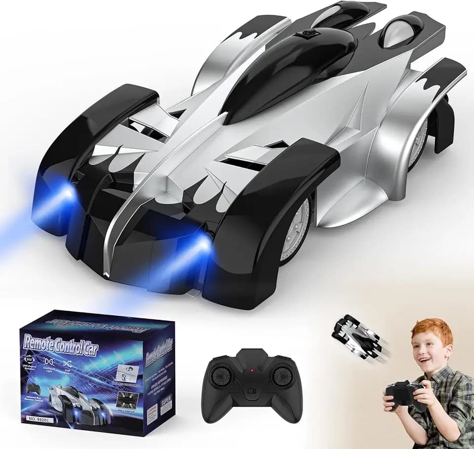 Wall Climbing Remote Control Car with Headlight