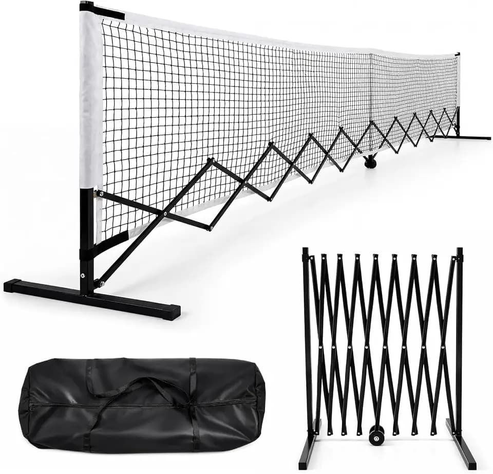 22ft Retractable Dinkball Net with Wheel, Carry Bag