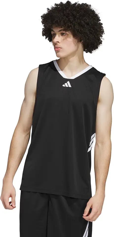 adidas Mens 3-Stripes Tank Casual - Black