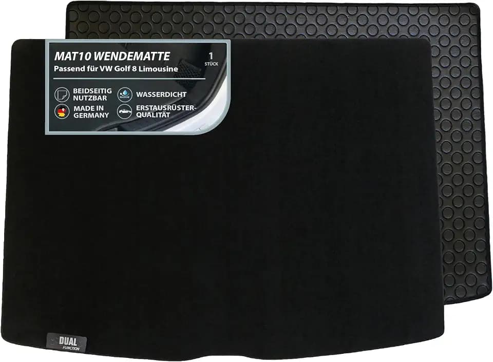 Dual Function – Kofferraummatte Passend für VW Golf 8 Limousine