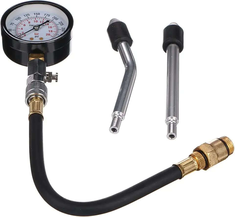 Kompressionstest-Set für Benzinmotoren MECHANIC ENGINE TESTER 4, 0-20bar, 4-teilig