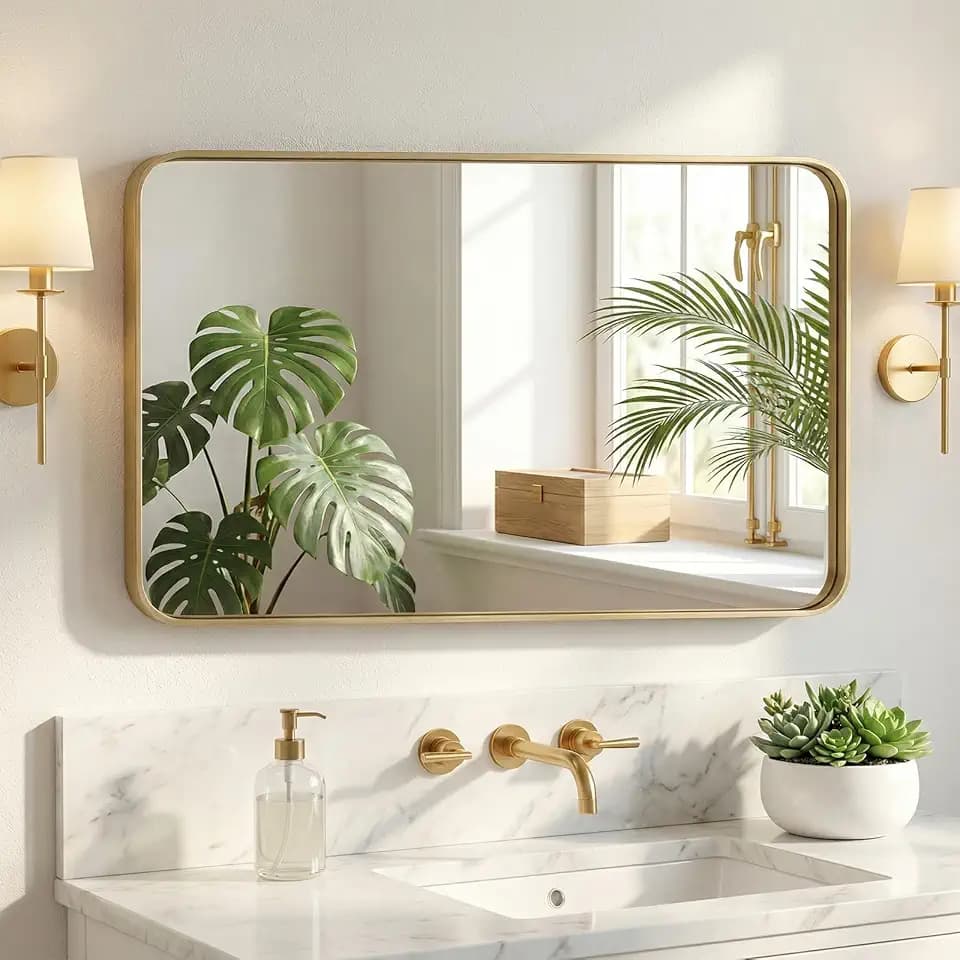 NEWBULIG Bathroom Wall Mirror, Vanity Mirror, 24x40 Inch