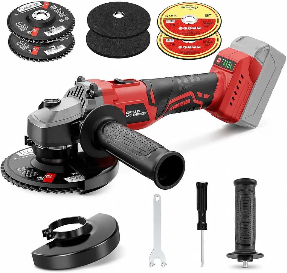 Cordless Angle Grinder Compatible with Milwaukee 18V Battery(NO Battery)