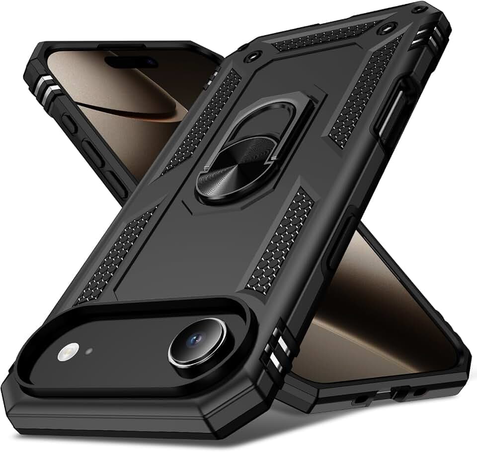 Korecase for iPhone 17 Air Case 6.5" Military Shockproof with Kickstand
