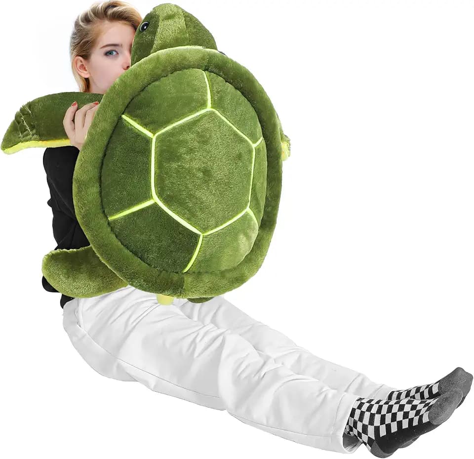 Civaner Large Sea Turtle Plush Giant Soft Turtle Body Pillow,20 Inches
