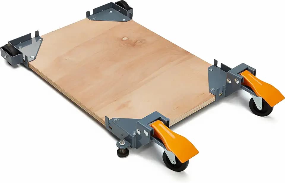 Bora Portamate Mobile Base Kit PM-1100 - Heavy Duty, Universal, Customizable, Adjustable Rolling Set, Dolly Roller Frame and Casters for Moving Equipment, Tools, Machines - 400 lb Capacity