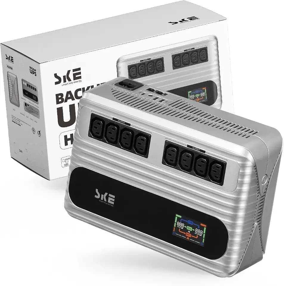 SKE USV USV PC Akku stromausfall 850VA/480W USV Stromversorgung Unterbrechungsfreie Stromversorgung 230V USV HL850 Orion