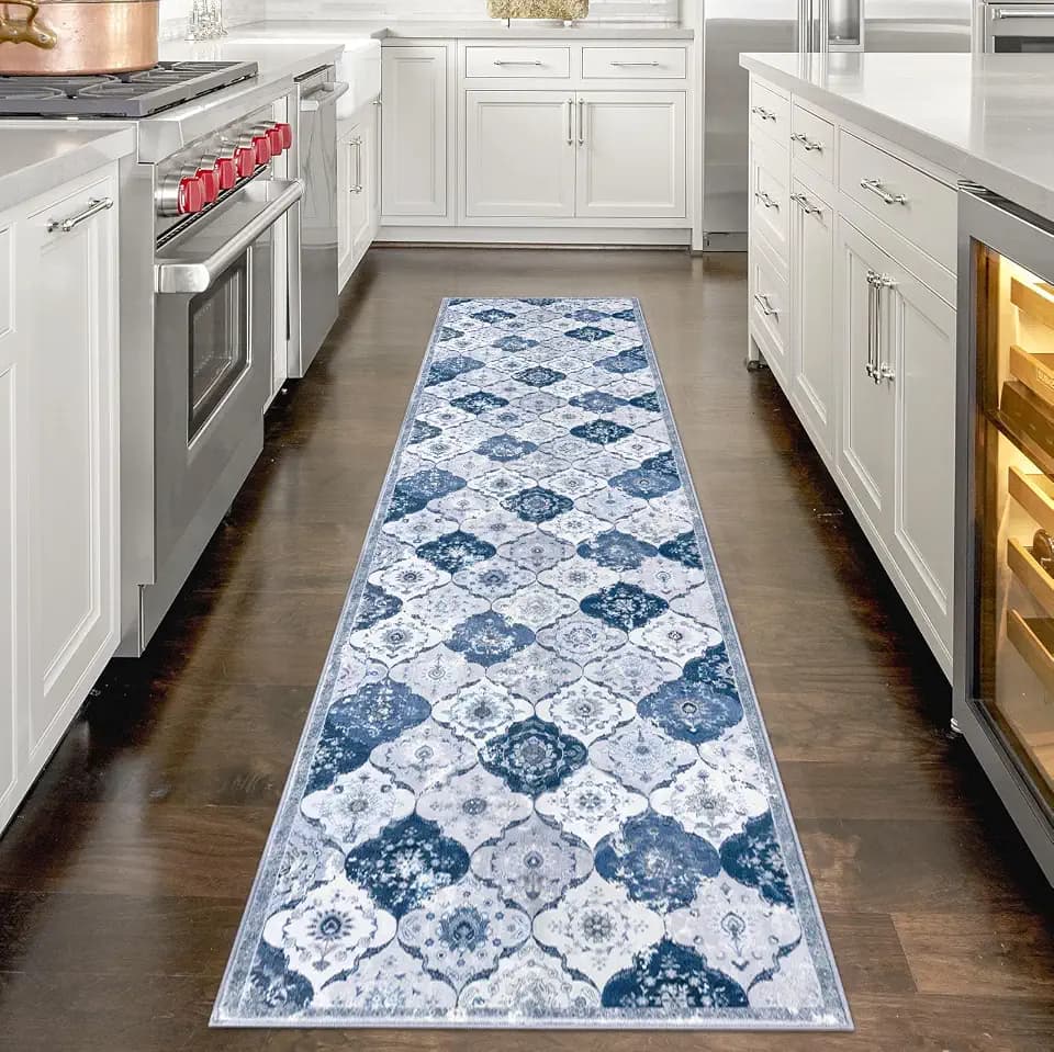 KILOCOCO 2x8 Washable Runner Rug, Nonslip Soft Area Rug for Hallway Kitchen