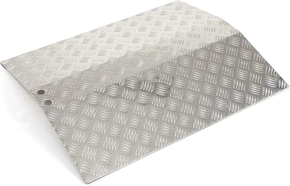 The Ramp People Brücken Schwellenrampe für Rollstuhl 4cm-10cm hoch, Schwellenbrücke, Brückenrampe, Rollstuhlrampe aus Aluminium (4cm)