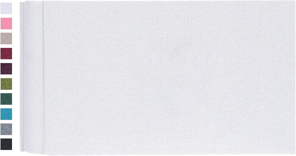 Mublalbum Small 4x6 Photo Album, 100 Pockets, Linen Cover,White