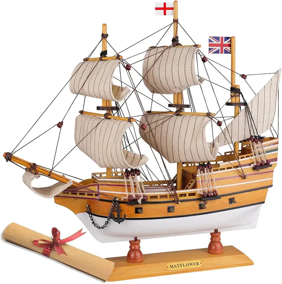 SAILINGSTORY Wooden Model Ship Mayflower 1/95 Scale Replica