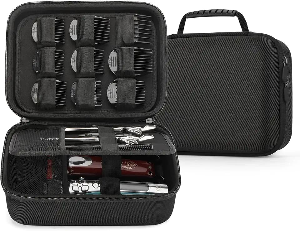 Hard Barber Accessories Case for Hair Clippers Mens Hair Cutting Barber