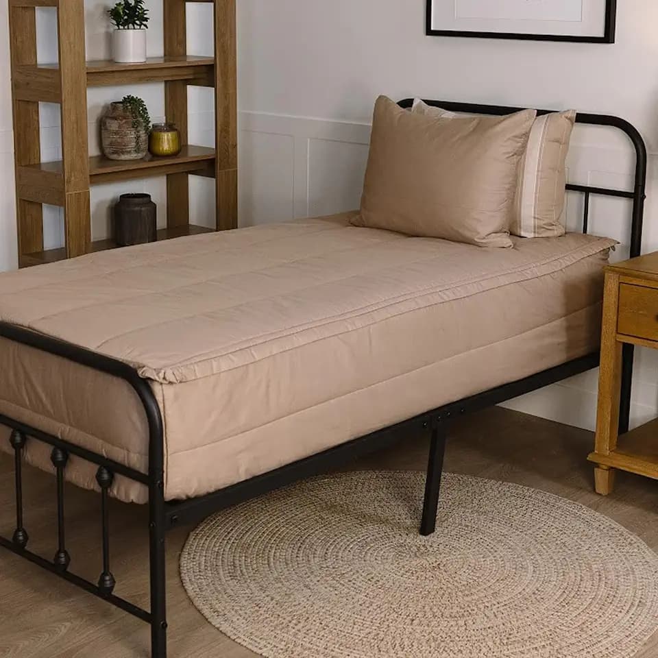 Beddy's Tan Bed in A Bag Zipper Bedding Set - Minky Lined - Toddler