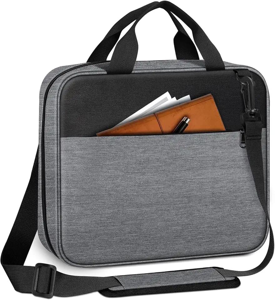 FINPAC Large Bible Cover for Men, Carrying Bible Bag Church Book Case