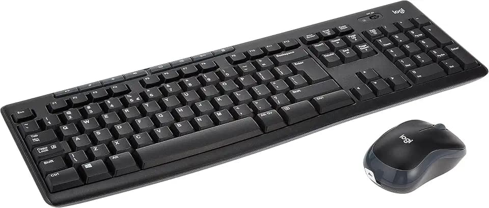 Logitech MK270 Kabelloses Set mit Tastatur und Maus für Windows