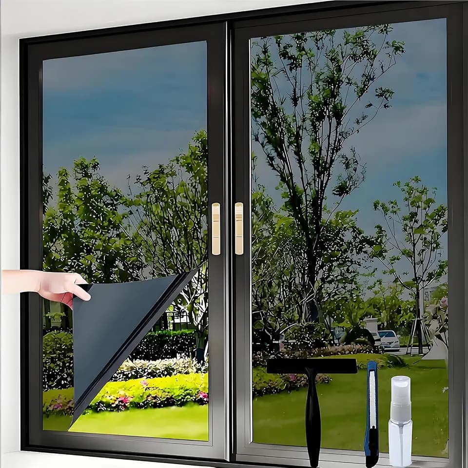 Righyo Glass Film One Way Window Privacy, Sun Protection Film