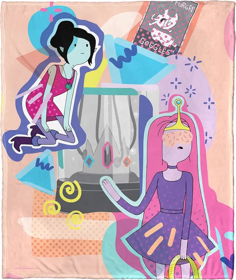 Northwest Adventure Time Silk Touch Throw Blanket, 50" x 60", Crown Trouble