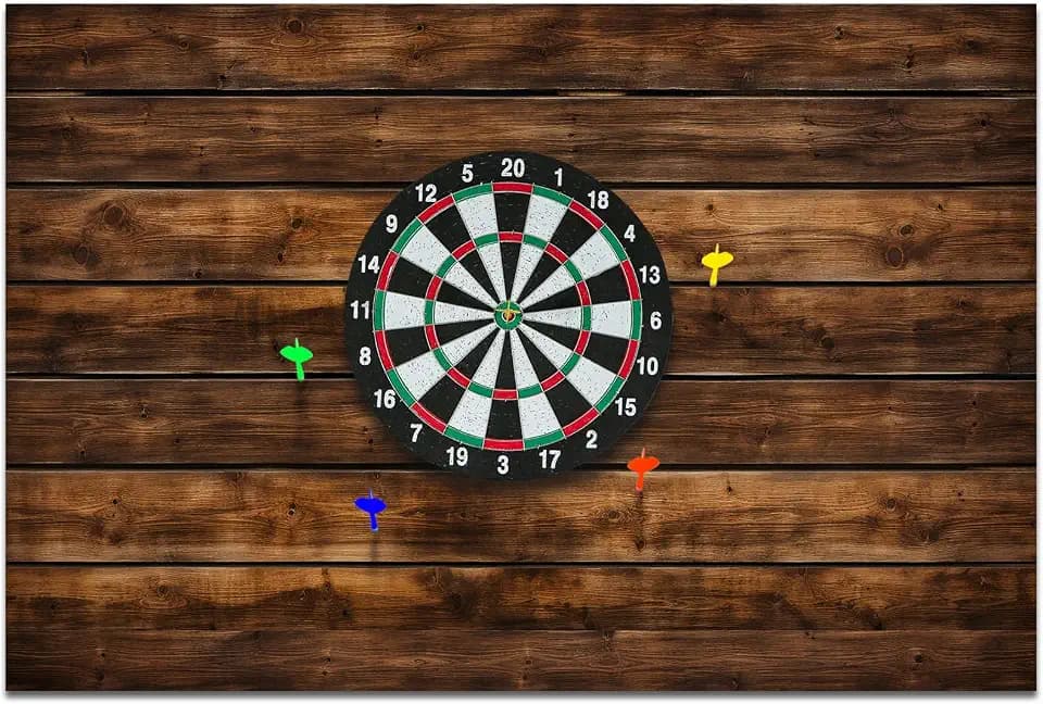 Hahafelt Felt Dart Board Wall Protectors, Cork Backboard Alternative