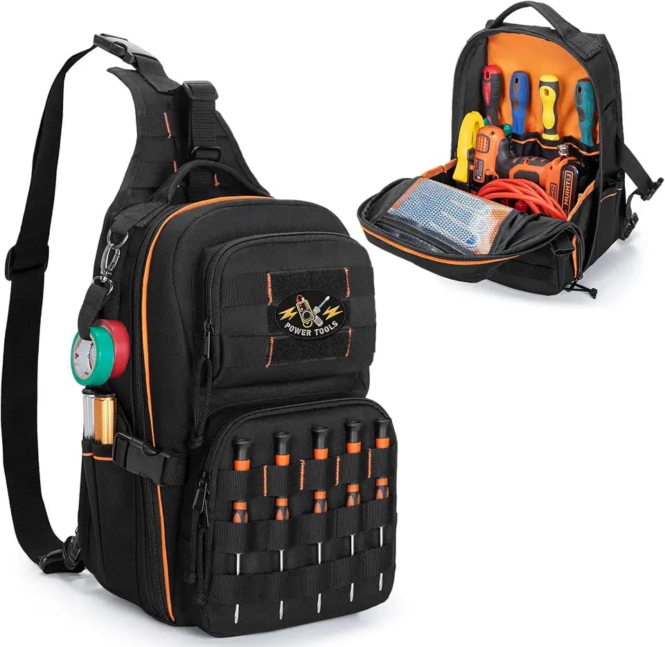 Tactical HVAC Tool Bag, Electrician Chest Tool Pouch