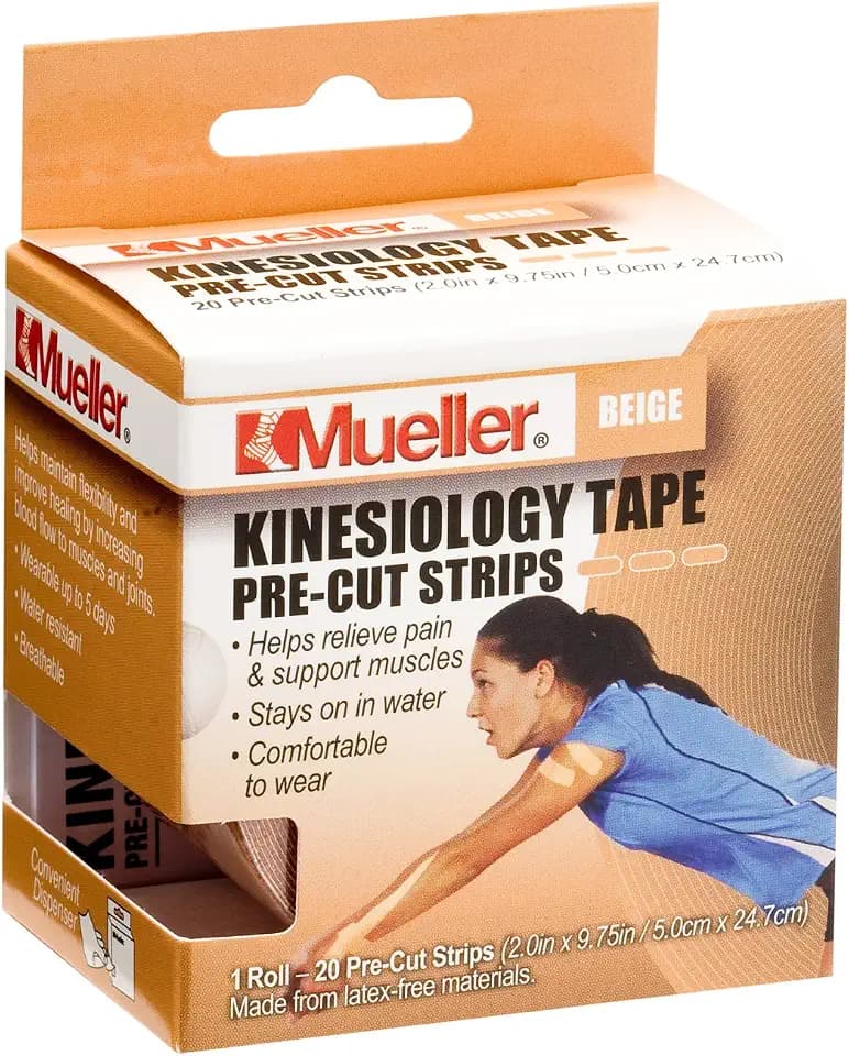 Mueller Sports Medicine Kinesiology Tape Pre-Cut Strips
