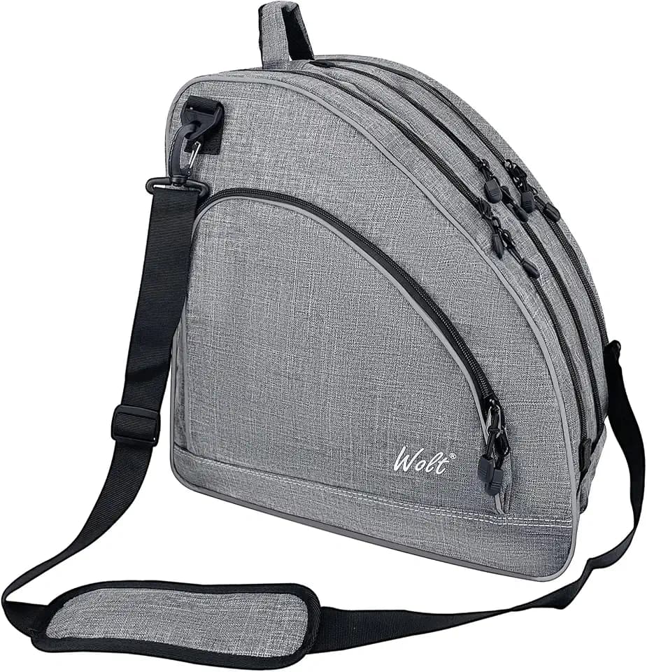 WOLT Skate Bag for Ice, Roller & Inline for Youth and Adults