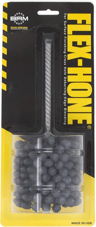 Brush Research BC30024 FLEX-HONE®, 3" (76.2mm) Diameter, 240 Grit, Silicon Carbide, For Mild Steel, Stainless Steel, Cast Iron and Softer Ferrous Materials