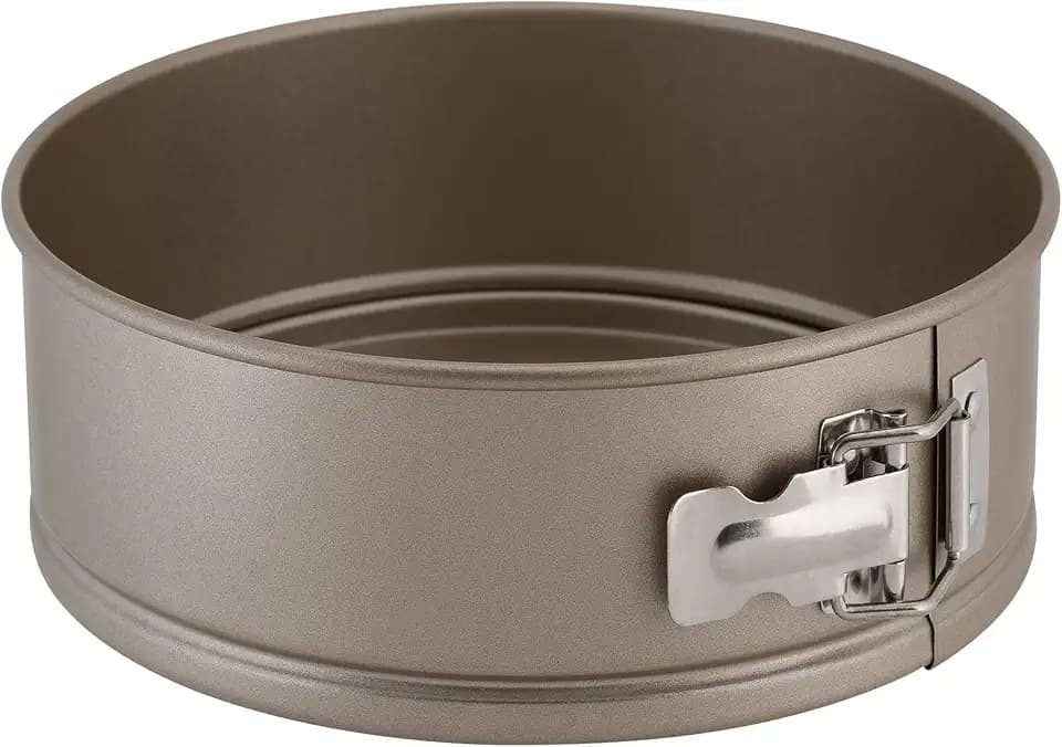 Kitchen Details Pro Series 9.5 Inch Round Spring Form Pan | Dimensions: 9.5” x 2.7 | Nonstick | Even Heating and Browning | Easy Release | Easy to Clean | Durable | Bakeware | Kitchen