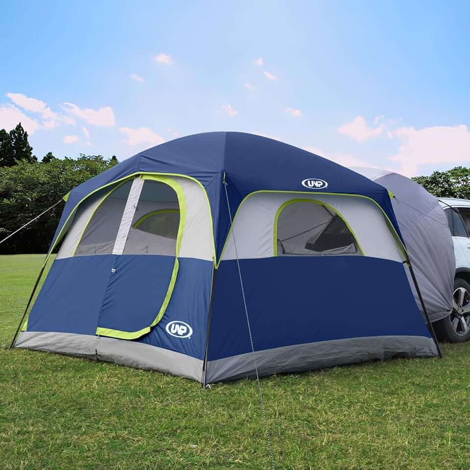 UNP SUV Tents for Camping 6 Person Car Camping Tailgate Tent for Outdoor