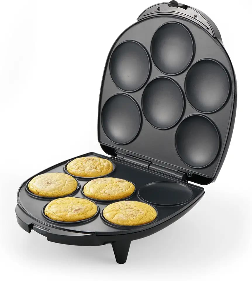 Universal Electric Arepa Maker, 6-Slot Non-Stick Tostiarepa
