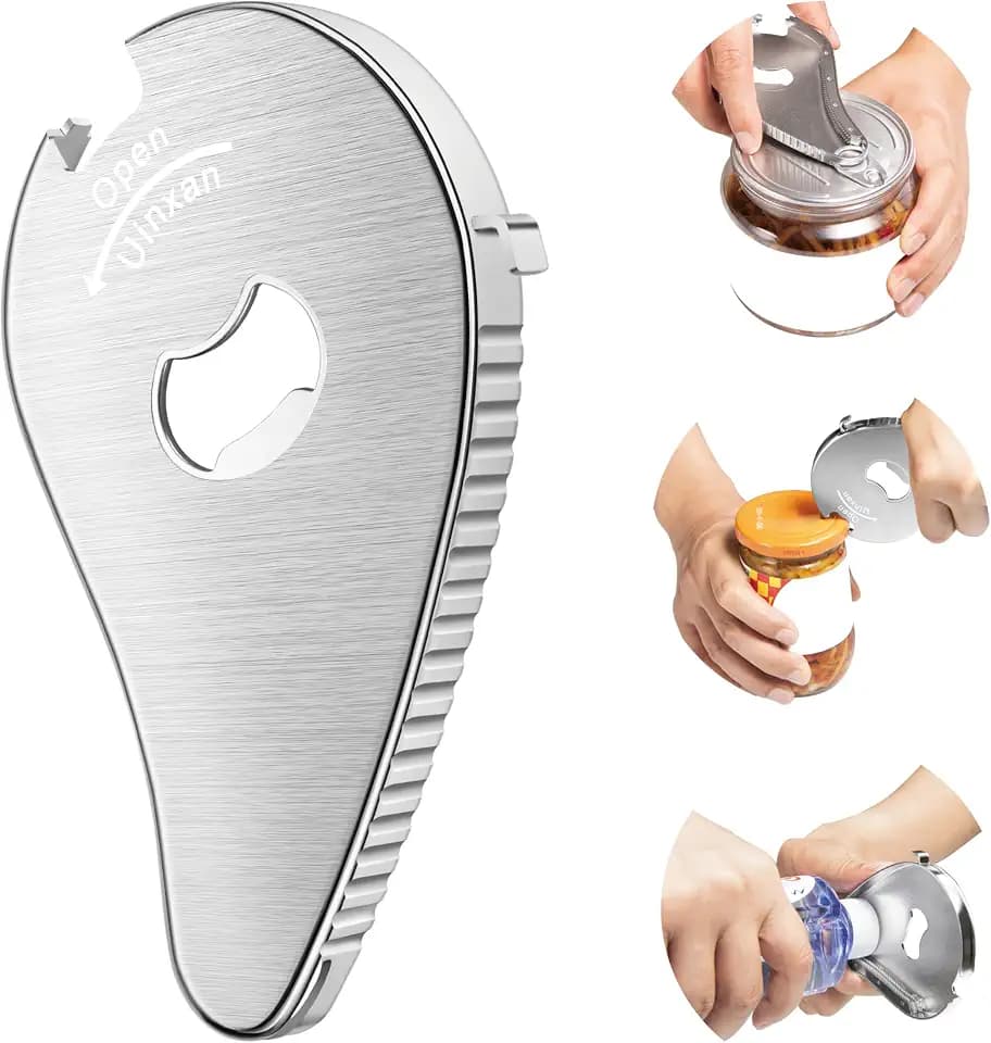 Uinxan Multifunction Bottle Opener-Ideal for Weak Hands & Seniors Arthritis