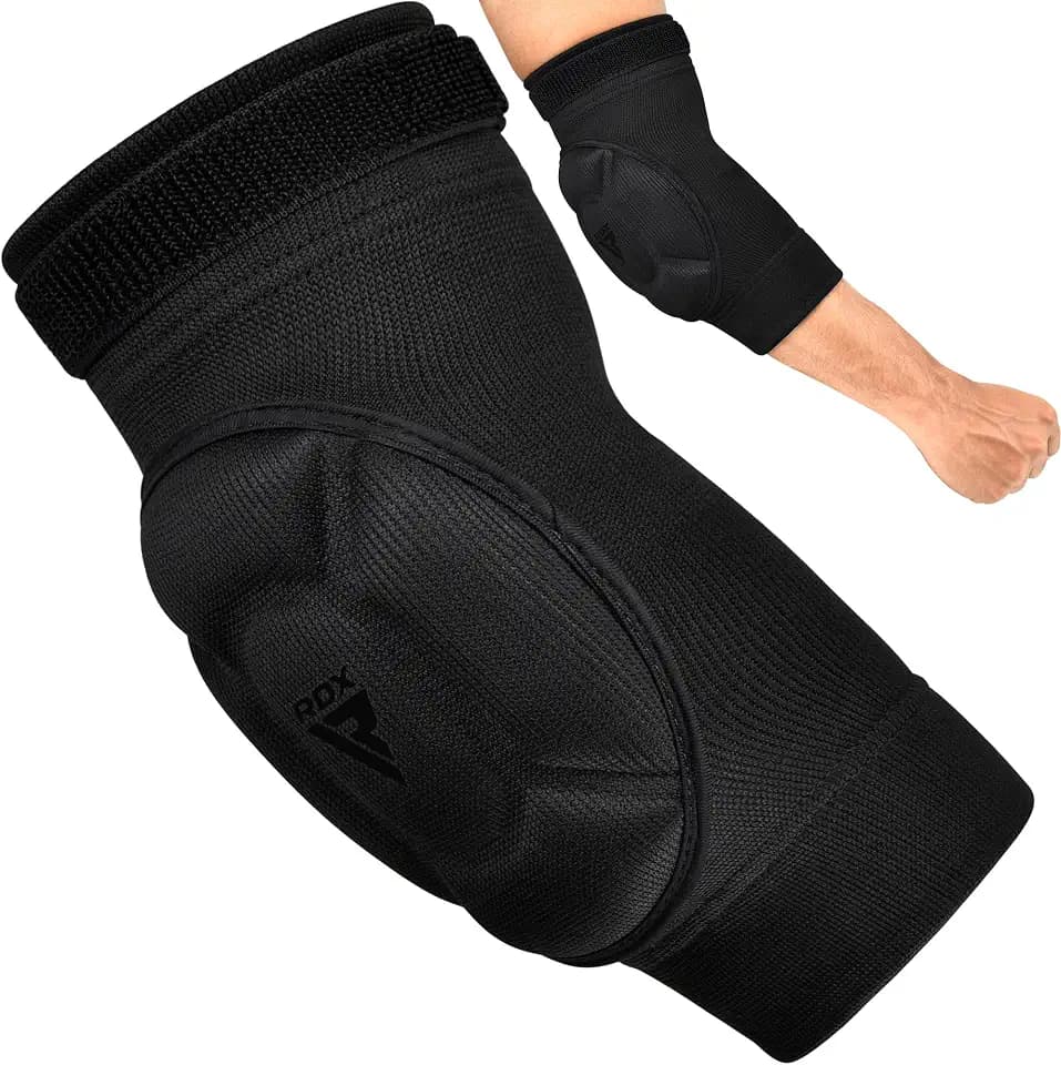 RDX Elbow Pads for Muay Thai MMA Kickboxing Sparring Elbow Guard