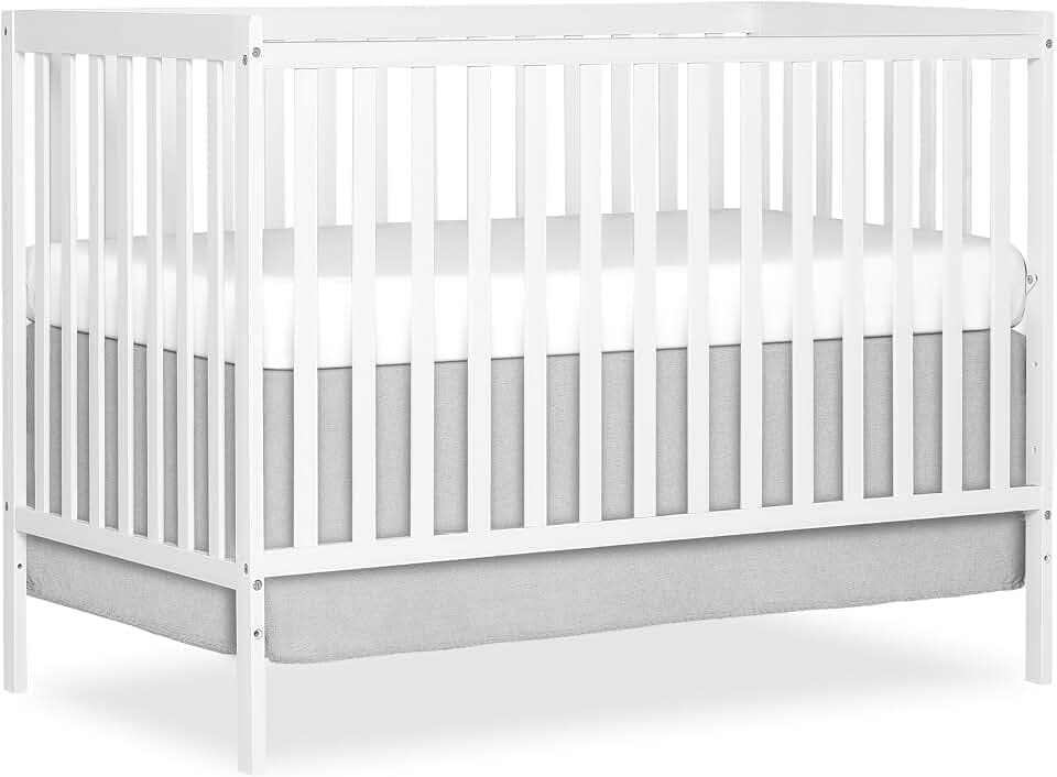 Dream On Me Synergy 5-in-1 Convertible Full Size Baby Crib, GREENGUARD Gold