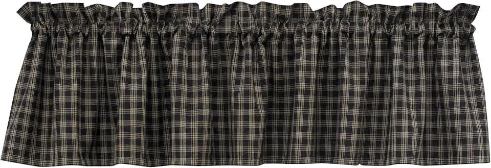 Sturbridge Black Valance 72" x 14"